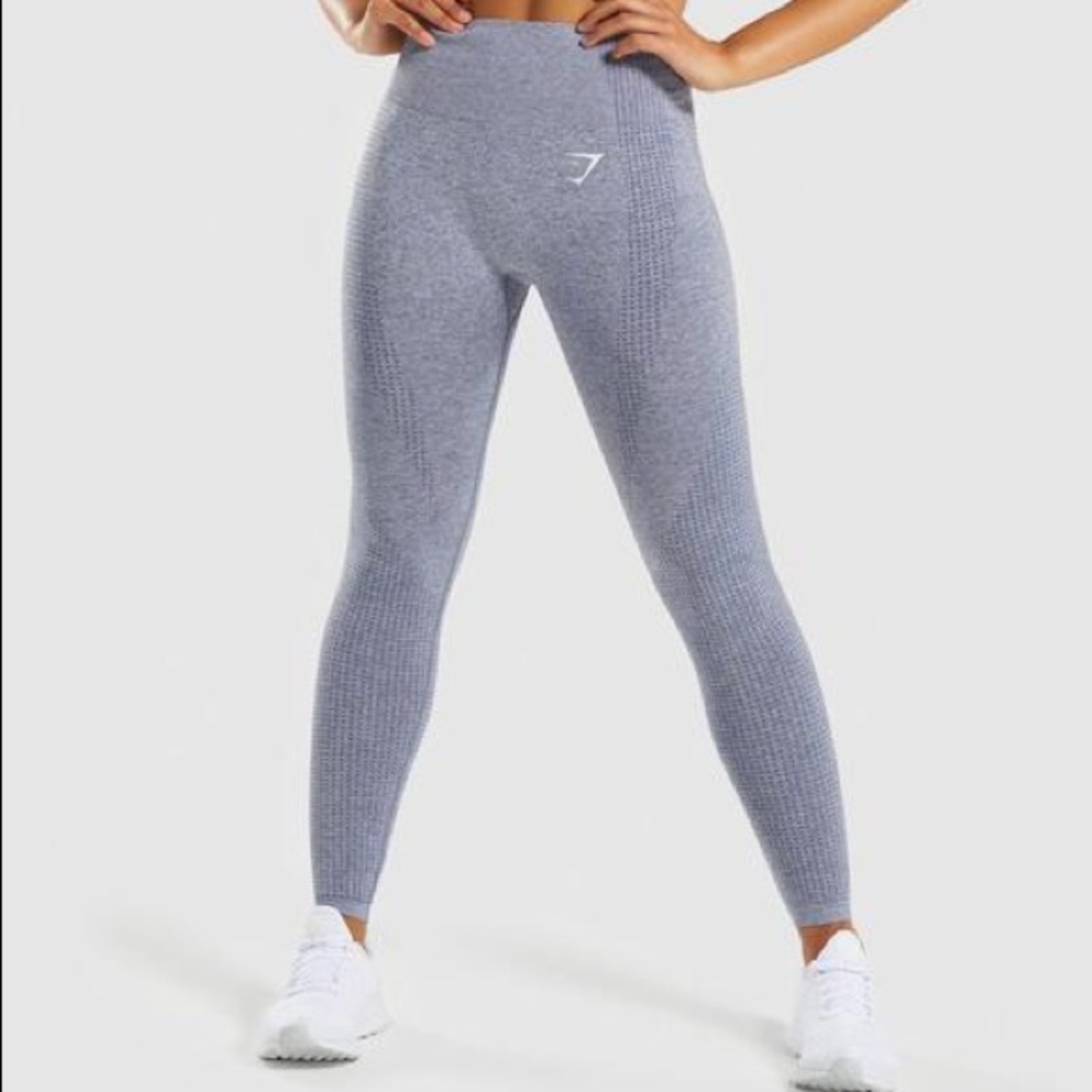 Gymshark Steel Blue Marl Vital Seamless Leggings